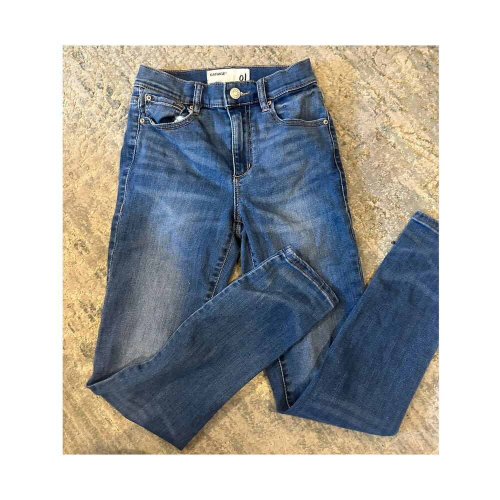size 1 Garage High Rise skinny jeans